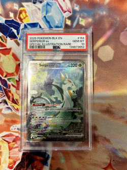 Pokemon Serperior ex 164/086 SIR Black Bolt PSA 10 - Image 1