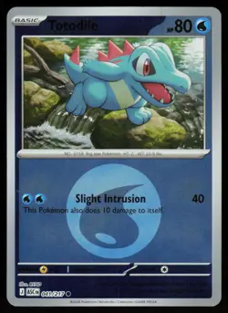 Totodile (Energy Symbol Pattern) 041/217 Common Ascended Heroes Pokemon NM - Image 1