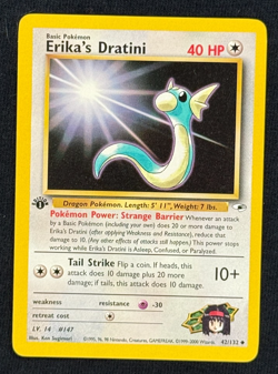 ERIKA'S DRATINI **1st Edition** (NM/LP) - Gym Heroes 042/132 - Pokemon TCG - Image 1