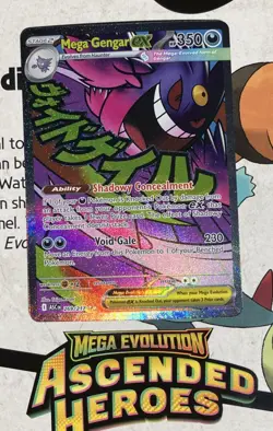 Pokemon TCG Mega Gengar EX 269/217 Mega Attack Rare Ascended Heroes NM/M Fresh! - Image 2