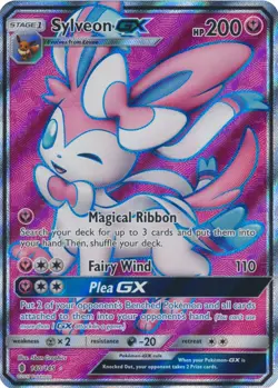 Sylveon GX - 140/145 - Full Art Ultra Rare HP, English Pokemon Guardians Rising - Image 1