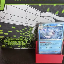Pokemon Mega Evolution Perfect Order Seel and Dewgong Standard/Parallel/Foil - Image 4