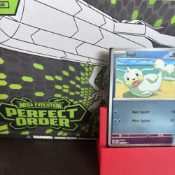 Pokemon Mega Evolution Perfect Order Seel and Dewgong Standard/Parallel/Foil - Image 5