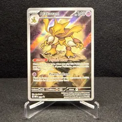 Pokemon TCG Alakazam 009 Mega Evolution Black Star Promo - Image 1