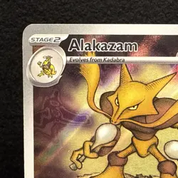 Pokemon TCG Alakazam 009 Mega Evolution Black Star Promo - Image 2