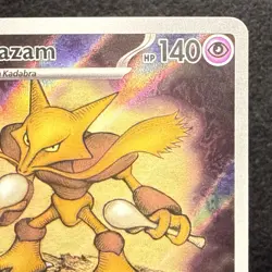 Pokemon TCG Alakazam 009 Mega Evolution Black Star Promo - Image 3