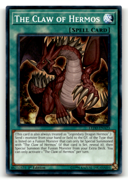 The Claw of Hermos LEDD-ENA23 Common Legendary Dragon Decks LP - Image 1