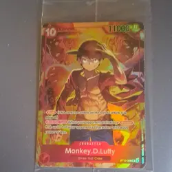 One Piece CCG Monkey.D.Luffy ST10-006 Foil Super Rare Rush Promotion 11000 - Image 1