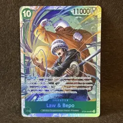 Law & Bepo ST24-004 SR Foil - One Piece TCG - English. NM. - Image 1
