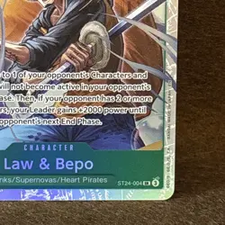 Law & Bepo ST24-004 SR Foil - One Piece TCG - English. NM. - Image 4