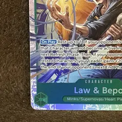 Law & Bepo ST24-004 SR Foil - One Piece TCG - English. NM. - Image 5