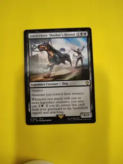 MTG Interceptor, Shadow's Hound #47 | NM | Cmd: Final Fantasy IN HAND FFVI FF6 - Image 1