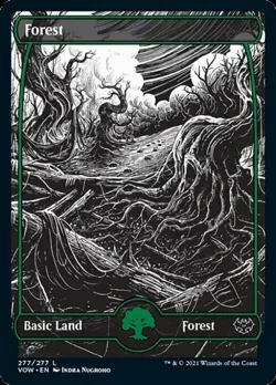 Forest (277) -Foil Near Mint MTG Innistrad: Crimson Vow - Image 1