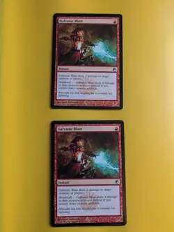Galvanic Blast x2 Scars of Mirrodin Instant Magic the Gathering Card. - Image 1