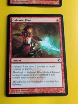 Galvanic Blast x2 Scars of Mirrodin Instant Magic the Gathering Card. - Image 4