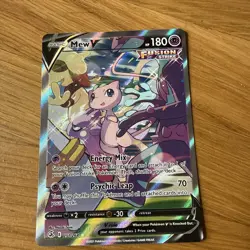 Mew V (Alternate Full Art) 251/264 Swsh08 Fusion Strike Holo Pokemon Card - Image 1