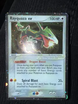 Pokemon TCG Rayquaza EX Deoxys Holo Card 102/107 NM - Image 3