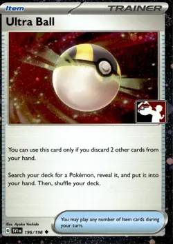 Ultra Ball Holo Uncommon Prize Pack Series Cards 196/198 NM - Image 1