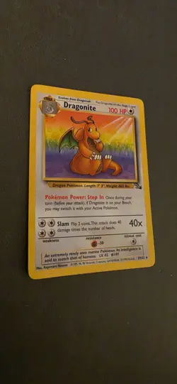 Dragonite #19/62 - Fossil Set - Rare - Non-Holo Pokemon Card from 1999 - Image 2