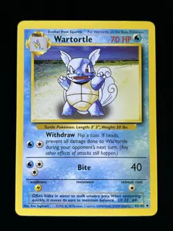 WARTORTLE - 42/102 - Base - Pokemon Card - MP - Image 1