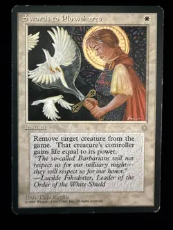 Swords to Plowshares - Ice Age 1995 - MTG - Magic the Gathering LP - Image 1