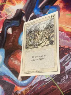 1994 Magic: The Gathering - Revised(3rd) - WRATH OF GOD - Vintage Rare - NM - Image 2