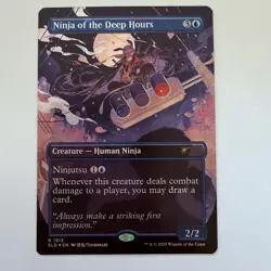 Magic The Gathering Mtg Ninja Of The Deep Hours Foil Secret Lair Rare Near Mint - Image 1
