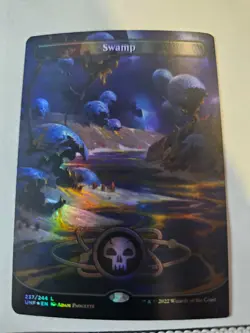 MTG -Swamp FOIL Borderless - Unfinity - Image 1