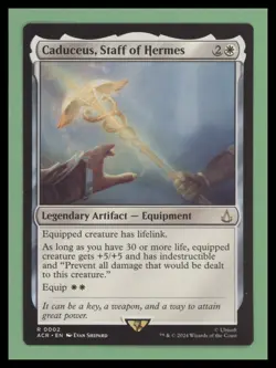 Caduceus, Staff of Hermes - Universes Beyond: Assassin's Creed - NM - MTG - Image 1