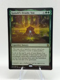 Kamahl's Druidic Vow Dominaria Foil - Image 1