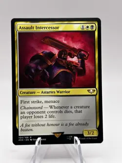 Assault Intercessor 104/168 Universes Beyond: Warhammer 40,000 40K MTG NM - Image 1