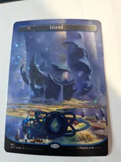 MTG -Island Galaxy FOIL Borderless - Unfinity - Image 1