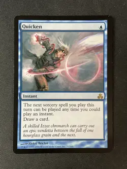 MTG Guildpact #31 Quicken Rare LP - Image 1