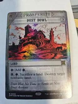 MTG - Dust Bowl FOIL - Outlaws of Thunder Junction Breaking News - Image 1