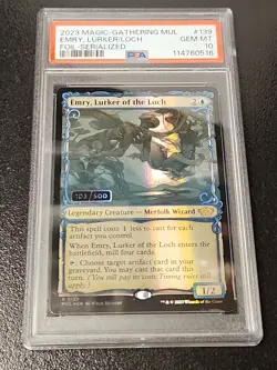 Magic MTG - Emry, Lurker Of The Loch MUL #139 Serial 103/500 PSA 10 (POP 2!!)... - Image 1