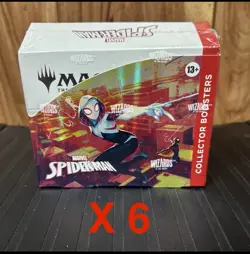 MAGIC Collector Booster Box Marvel's Spider-Man SPM MTG Case SealedIN HAND USA - Image 1