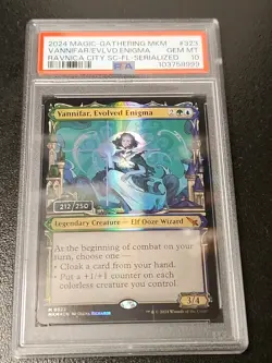 Magic MTG - Vannifar, Evolved Enigma MKM #323 serial 212/250 PSA 10 (POP 2!)... - Image 1