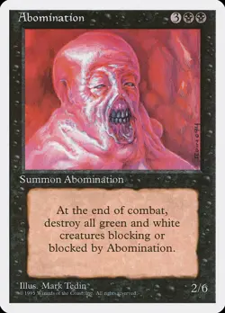 MTG Abomination ** Fourth Edition ** English - Image 1