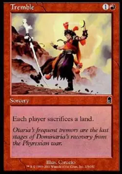 Tremble -Foil Medium Play MTG Odyssey - Image 1