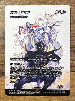 Magic MTG Final Fantasy Cecil Harvey #17 FCA *NON-FOIL* Through The Ages Rare - Image 1