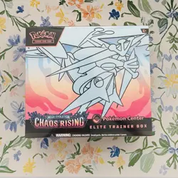 Pokemon Chaos Rising Pokemon Center ETB Elite Trainer Box Factory Sealed New - Image 1
