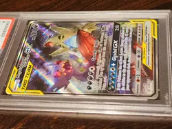 Pokemon - 2019 - Unified Minds - Mega Sableye & Tyranitar GX - PSA 8 - Image 2