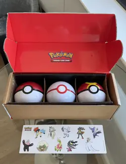 Poke Ball Tin Bundle Q4 2025 Pokeball Set - Pokemon TCG - EMPTY tins - Image 1