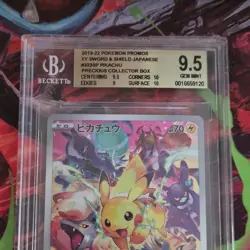 The Pokemon Company Pikachu 323/S-P Sword & Shield Promos JP Holo Promo BGS 9.5 - Image 1