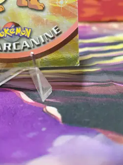 Pokemon TCG Arcanine Holo Foil Card #59 Topps TV 1999 LP TINY Crease - Image 5
