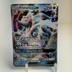 Primarina GX 42/149 Ultra Rare Holo SM Base Set Pokemon Card - Image 1