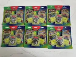 Pokemon TCG Oddish Gloom & Vileplume Cards With 2 Booster Packs x 6 - Image 1