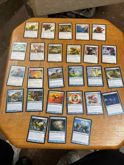 Mtg: Morning Tide Card Lot (75) Different, please See Photos Of Actual Cards - Image 1
