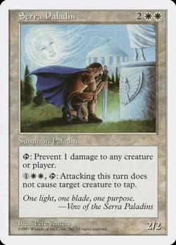 MTG Serra Paladin ** Fifth Edition ** English - Image 1