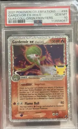 Pokemon Gardevoir EX Classic Collection Celebrations Card 93/101 PSA 10 GEM MINT - Image 1